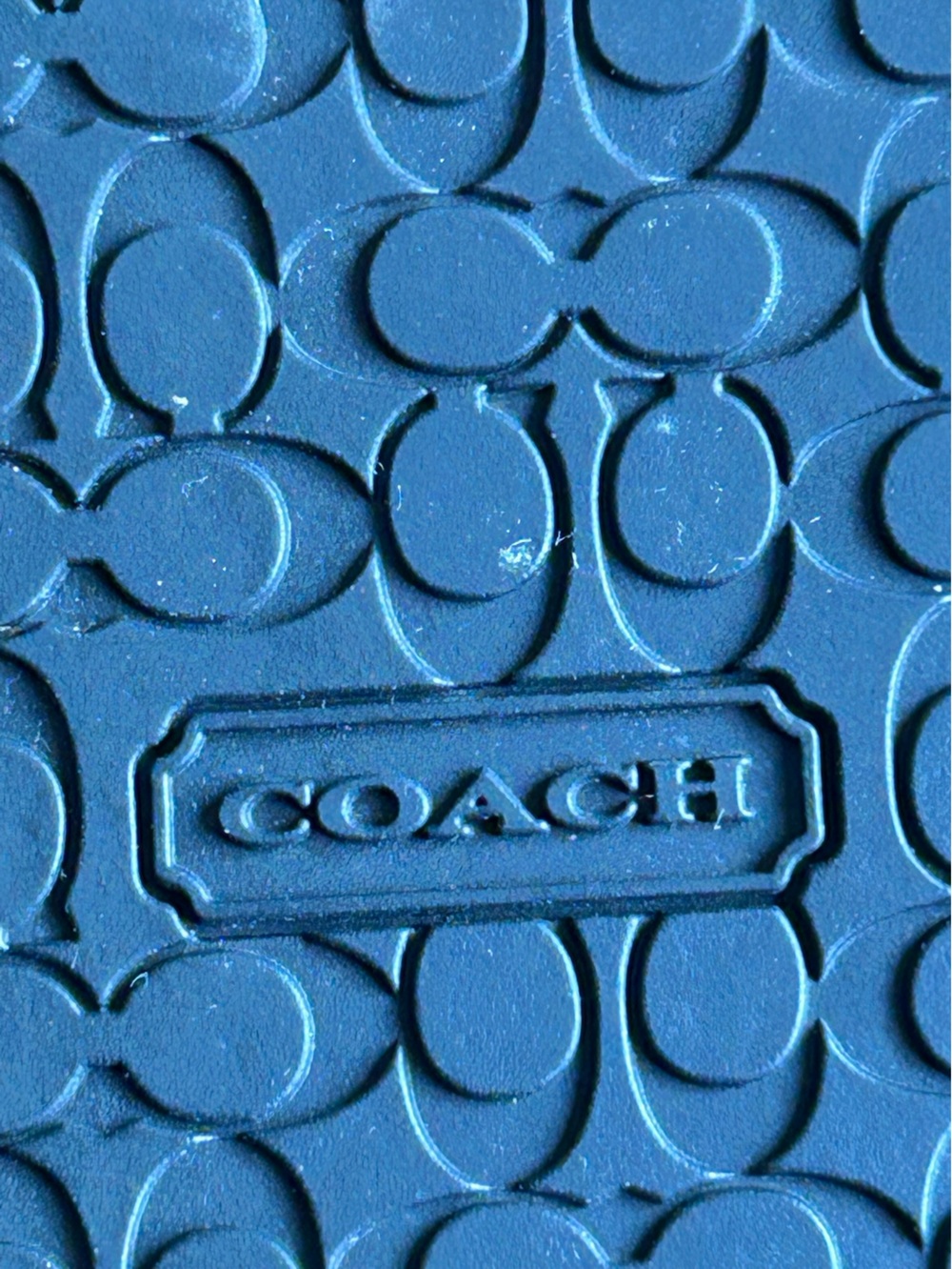 Coach Women’s Black Jolie Signature Logo Strap Thong Flip Flop Sandals Size 8 - Picture 11 of 15